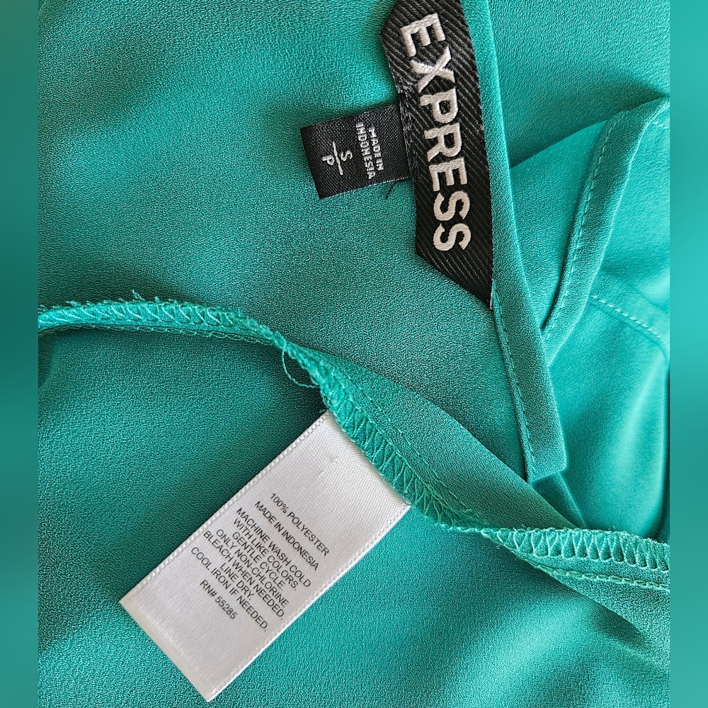 Express Teal Women's Top - Picture 5 of 5